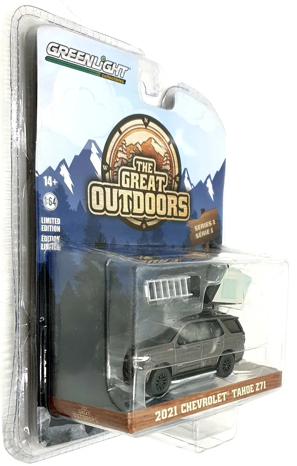 Greenlight 1/64 Scale 38010-E - 2021 Chevrolet Tahoe Z71 - Grey 1