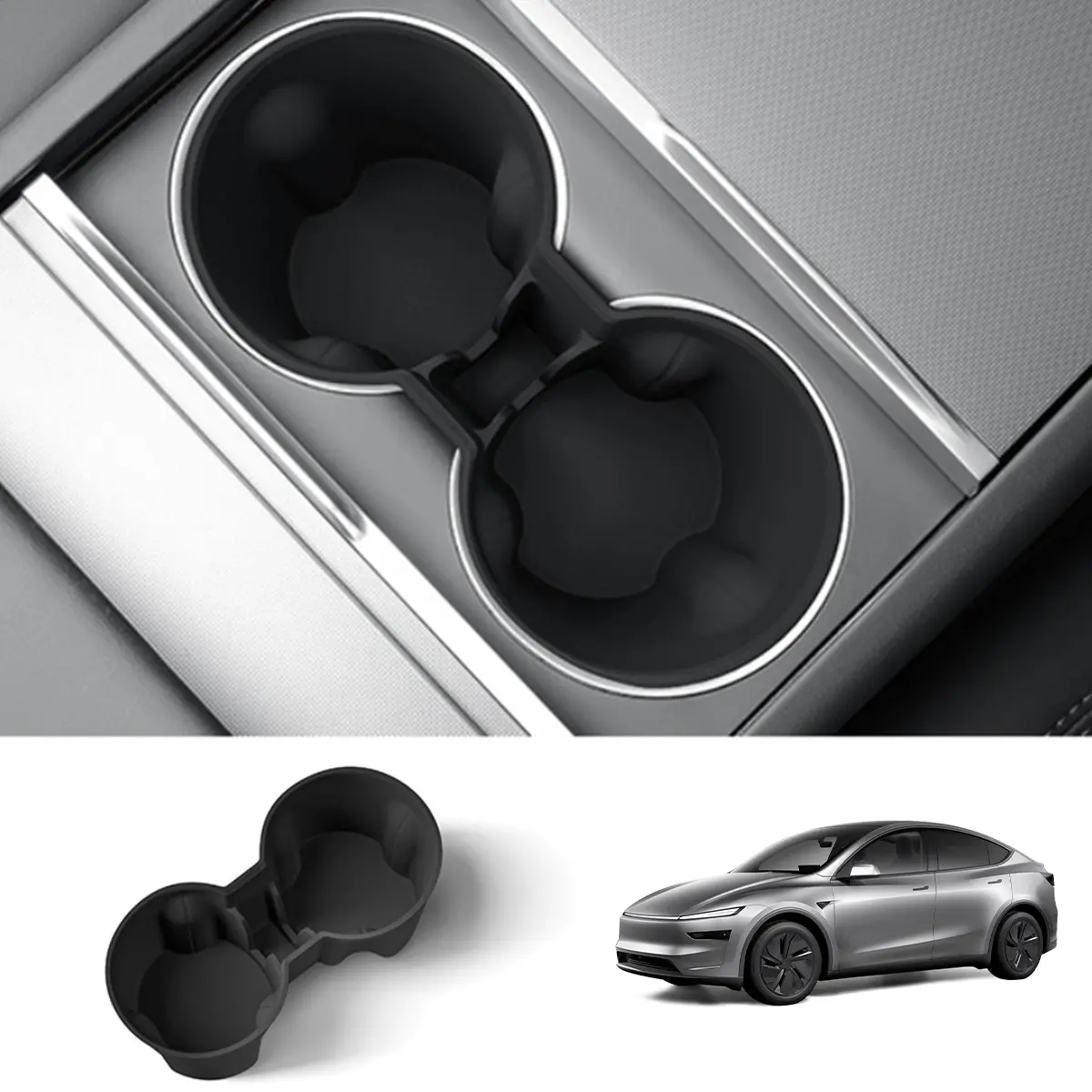 Cup Holder Insert For Tesla Model Y Juniper 2025+ 3