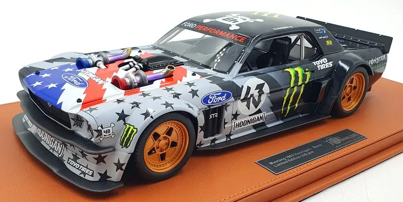 Top Marques 1/12 Scale Tmr12-03B Ford Mustang 1965 Hoonigan Stars/Stripes Block 1