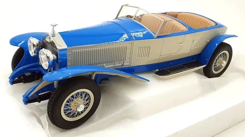 Matrix 1/18 Scale Mxl1705-011 - Rolls Royce Phantom Experimental 1926 Blue/White 1