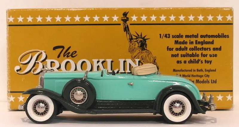 Brooklin 1/43 Scale Brkfs02  - 1931 Studebaker President 1 Of 900 2-Tone Green 1