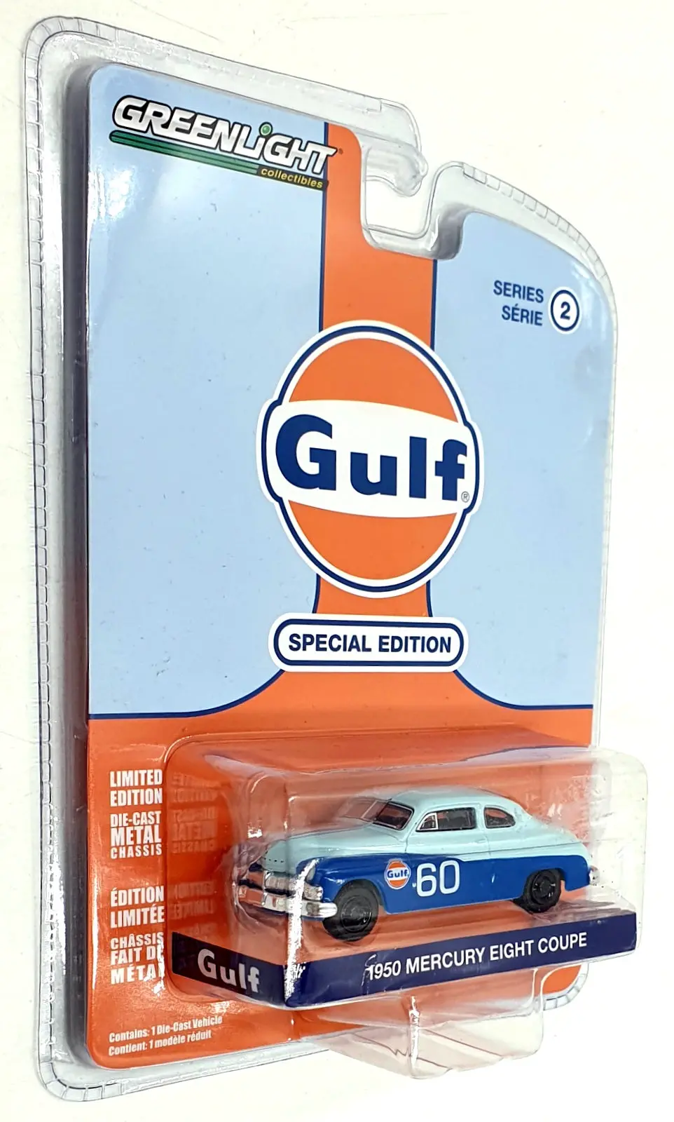 Greenlight 1/64 Scale 41145-B - 1950 Mercury Eight Coupe Car #60 1