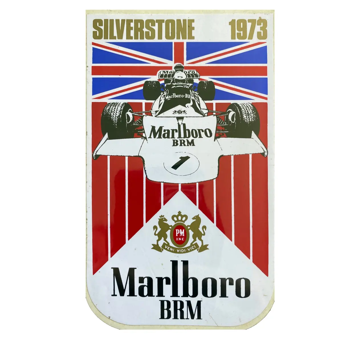 Marlboro Brm - Race Sticker - 1973 - Uk 1