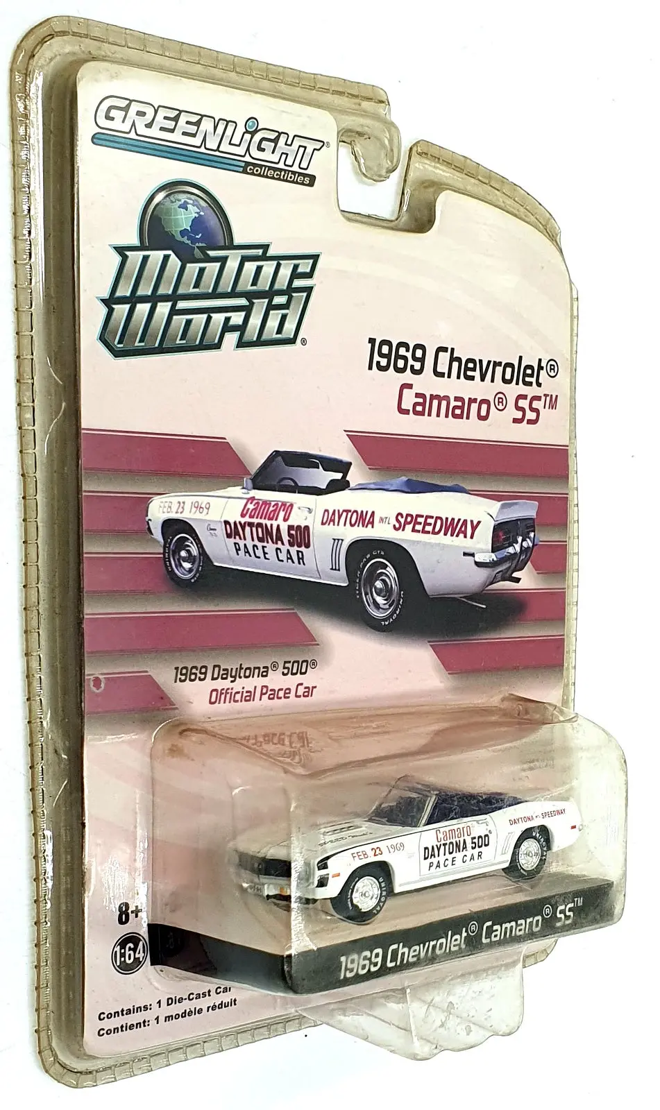 Greenlight 1/64 Scale 96088 - 1969 Chevrolet Camaro Ss Daytona 500 1