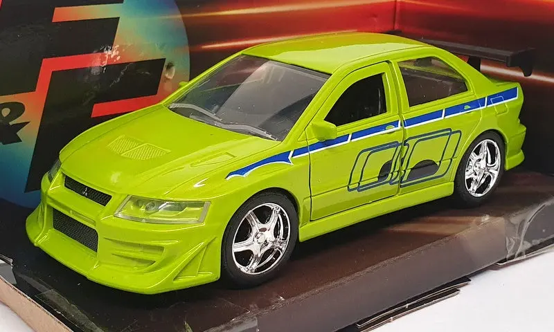 Jada 1/32 Scale 99789 - Fast & Furious Brians Mitsubishi Lancer Evo Vii Lt Green 1