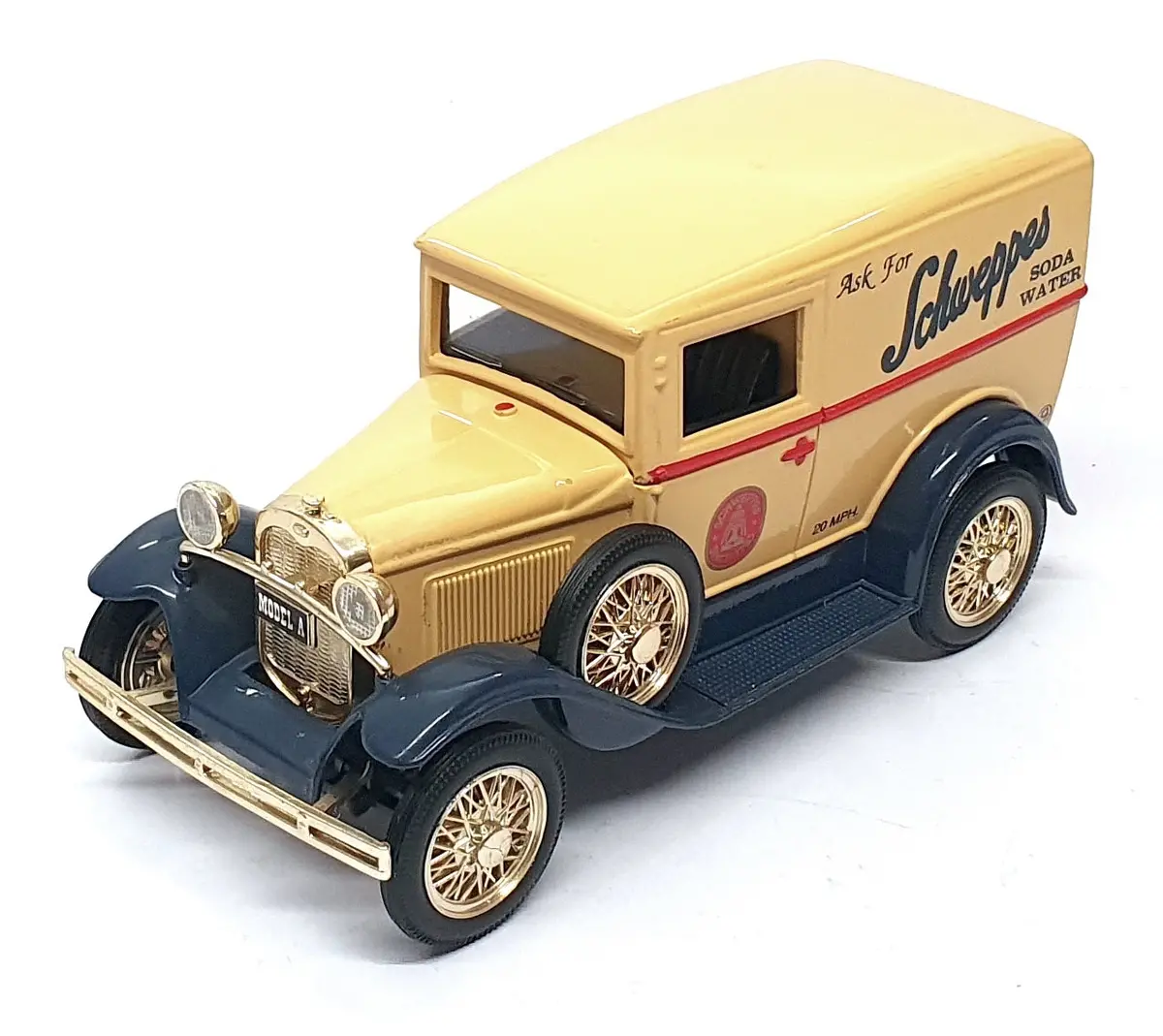 Liberty Classics 1/25 Scale 10010 - Ford Model A Van Coin Bank Schwepps 1