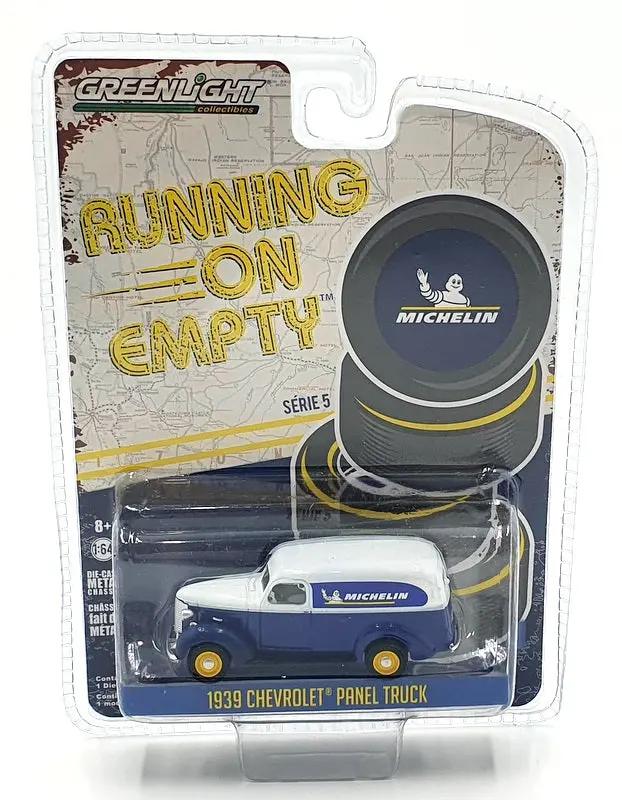 Greenlight 1/64 Scale 41050-B - 1939 Chevrolet Panel Truck Michelin 1