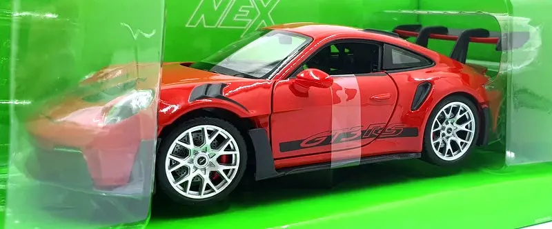 Welly Nex 1/24 Scale Diecast 24122W - Porsche 911 Gt3 Rs (992) - Red 1