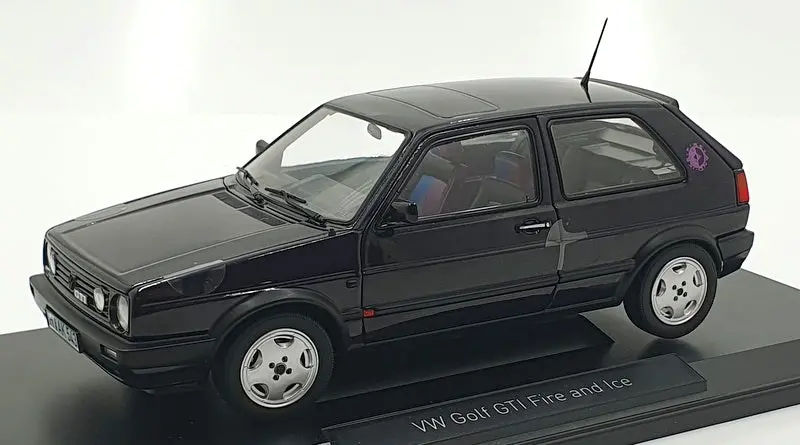 Norev 1/18 Scale Diecast 188558 - 1991 Vw Golf Gti Fire & Ice - Purple Metallic 1