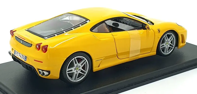 Burago 1/24 Scale Diecast 191223I - 2004 Ferrari F430 - Yellow 2