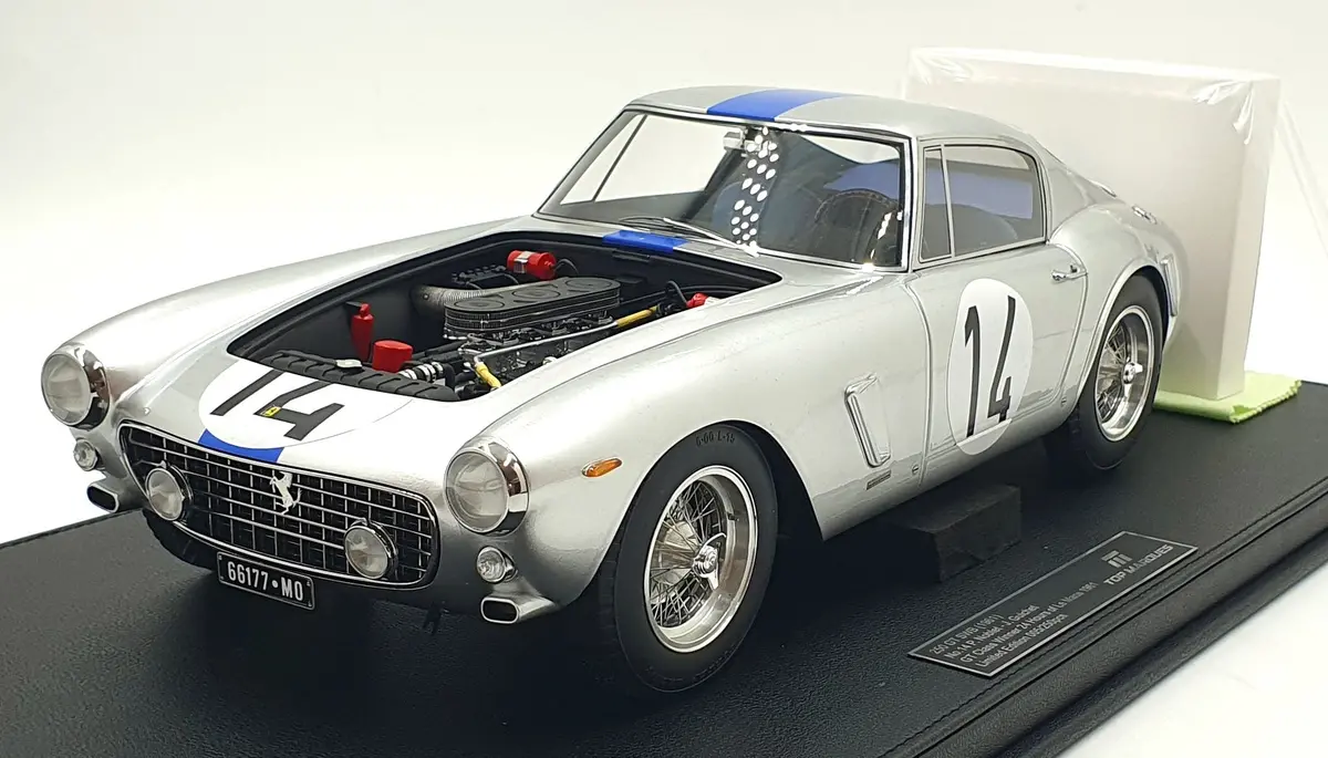 Top Marques 1/12 Scale Resin Tmr1205g Ferrari 250 Gt Swb #14 Gt 1St 24Hr Lm 1961 1