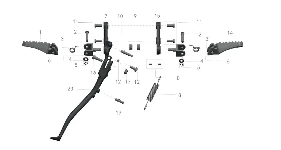 Talaria - Oem Foot Peg Return Spring 1
