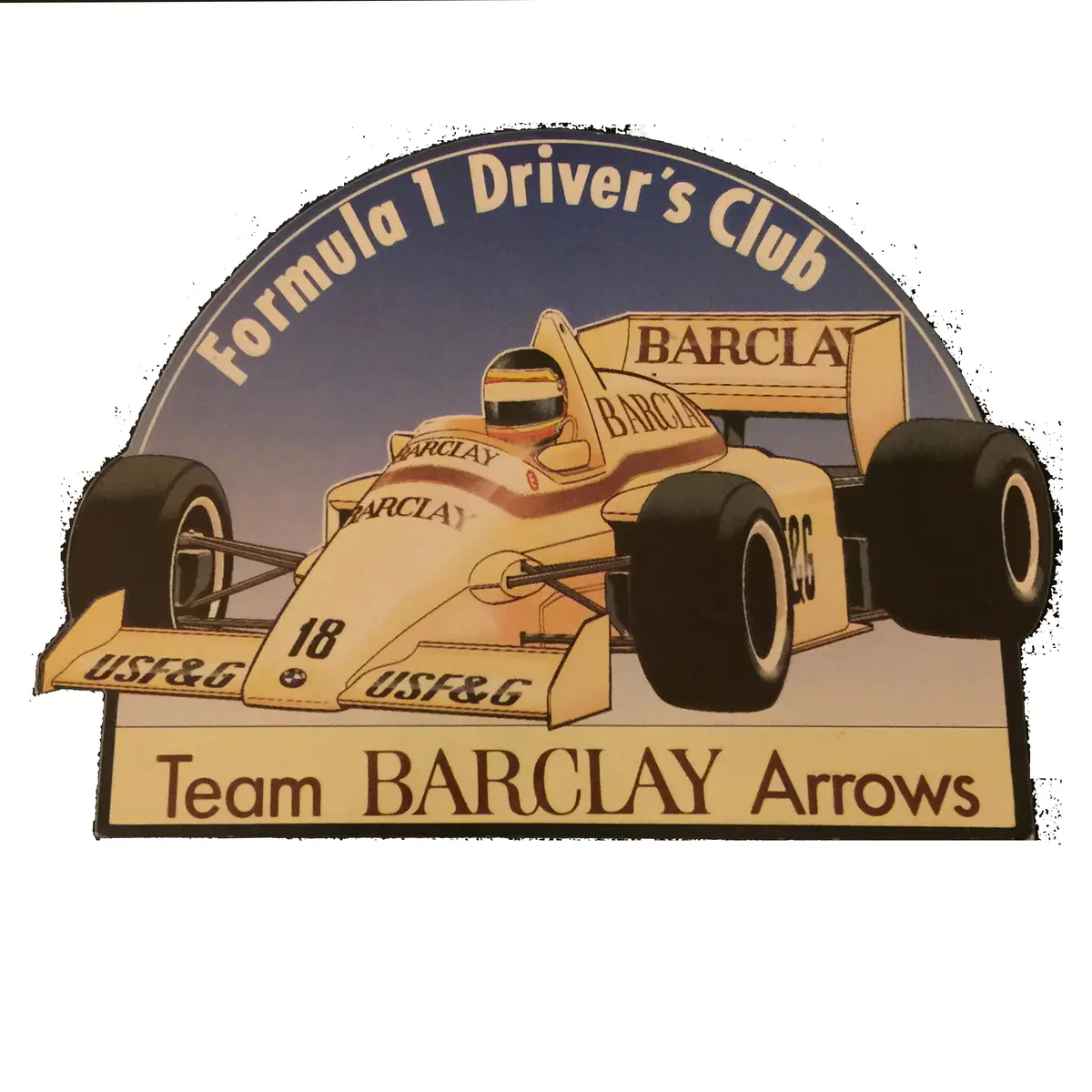 Barclays F1 Club Arrows Sticker 1
