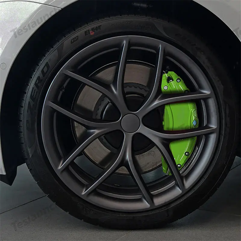 Green Brake Caliper Covers (4Pcs) For Tesla 2017-2023 Model 3/Y 1