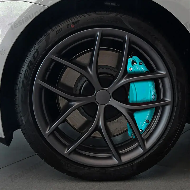 Ice Blue Brake Caliper Covers (4Pcs) For Tesla Model 3/Y 1