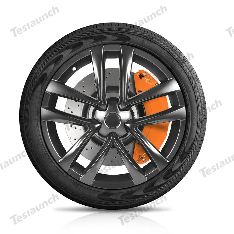 Orange 2021-2026 Model S/X Brake Caliper Covers (4Pcs) For Tesla 1