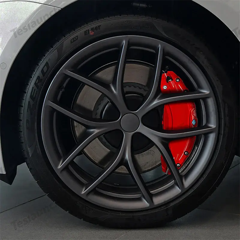 Red Brake Caliper Covers (4Pcs) For 2017-2023 Tesla Model 3/Y 1