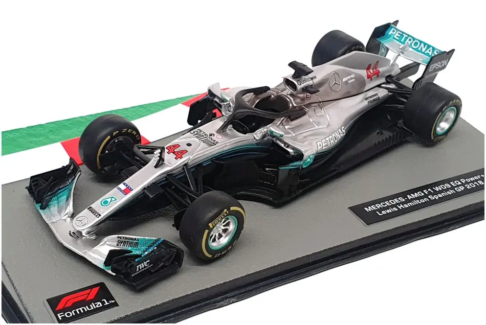 Altaya 1/43 Scale 6324 - Mercedes Amg F1 W09 Spanish Gp 2018 Lewis Hamilton 1