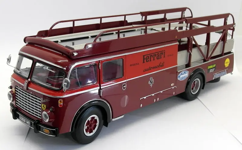 Cmr 1/18 Cmr140 - Ferrari Racing Car Transporter Fiat Bartoletti 1957 1