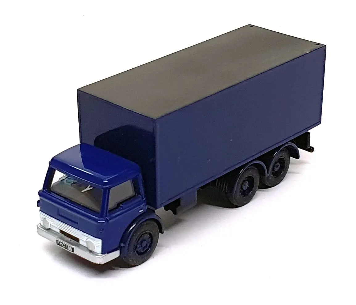 Base Toys 1/76 Scale C6c-018 - Ford D Series Box Van - Blue 1