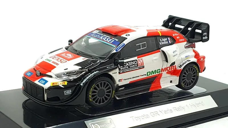 Burago Race 1/43 Scale Diecast 38310 - Toyota Gr Yaris Rally 1 Hybrid #1 1