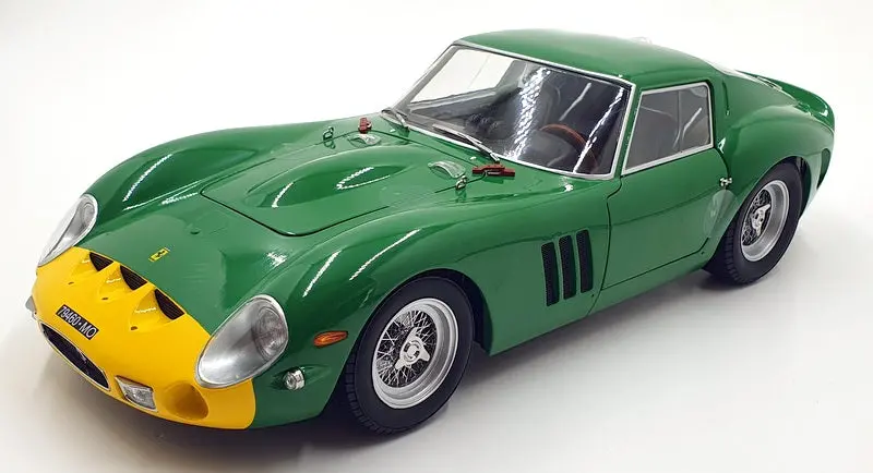 Kk Scale 1/12 Scale Diecast Kkdc120126 Ferrari 250 Gto 1962 D.Piper Green/Yellow 1