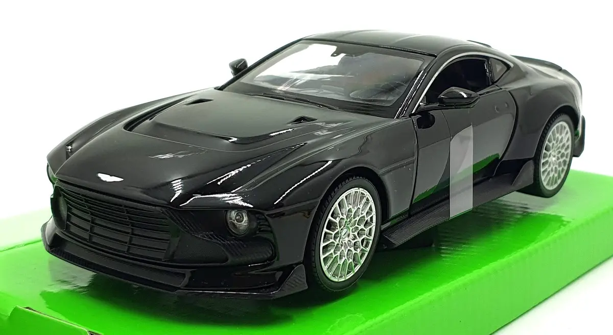 Welly Nex 1/24 Scale Diecast 24130W-Bk - Aston Martin Valour - Black 1