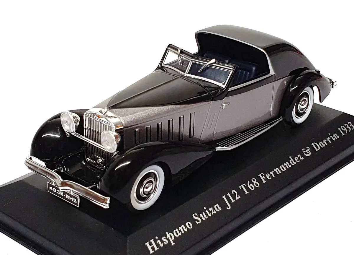 Altaya 1/43 Scale 1933Hs - 1933 Hispano Suiza J12 T68 Fernandez & Darrin 1