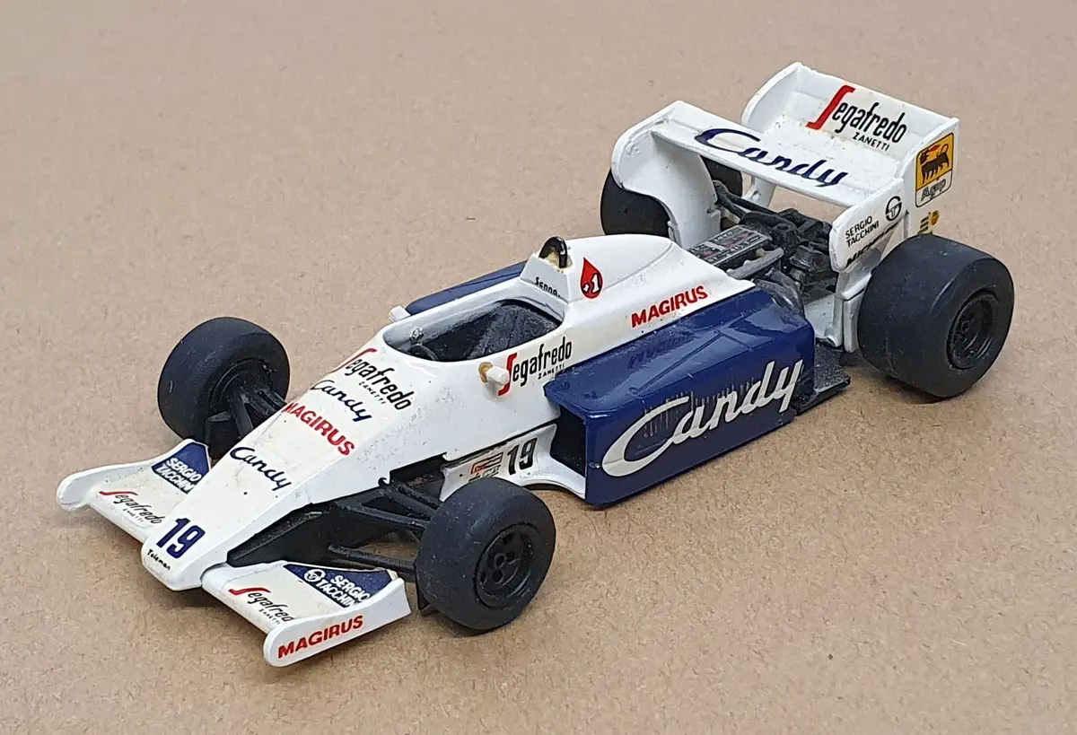 Smts 1/43 Scale No. 3 - F1 Toleman Tg184 Race Car #18 Ayrton Senna 1