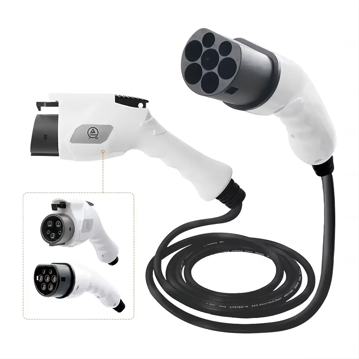 Type 2 Socket To Type 1/J1772 Vehicle Ev Charging Cable 2