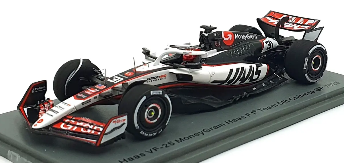 Spark 1/43 Scale S9586 - Haas Vf-25 #31 F1 Team 5Th Chinese Gp 2025 1