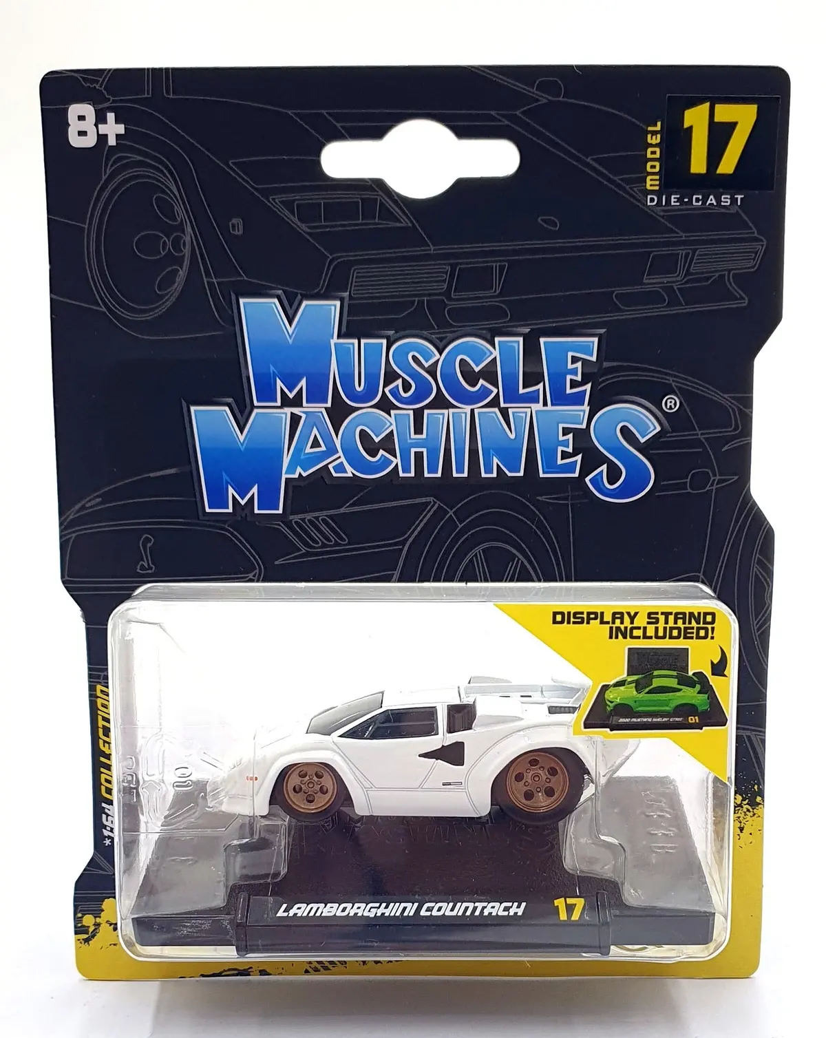 Muscle Machines 1/64 Scale 15526 - Lamborghini Countach - White 1