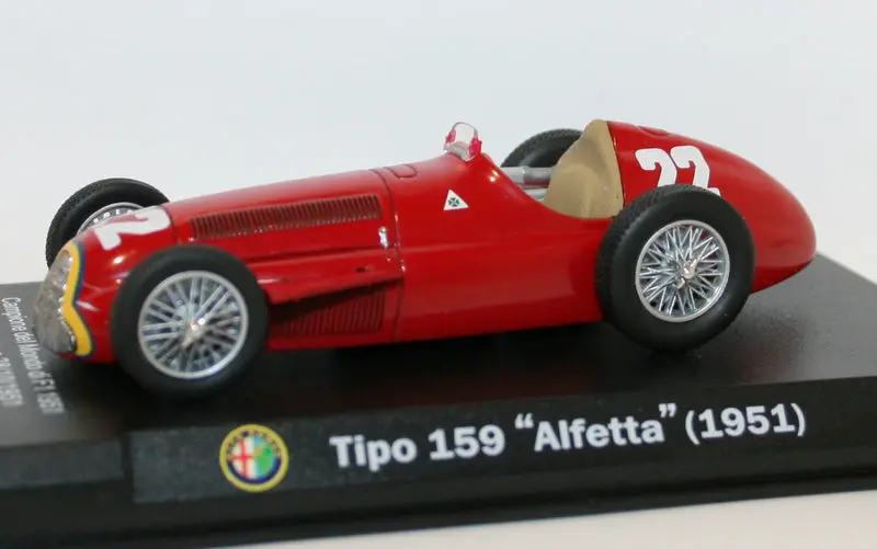Altaya 1/43 Scale - Alfa Romeo Tipo 159 Alfetta 1951 #22 1
