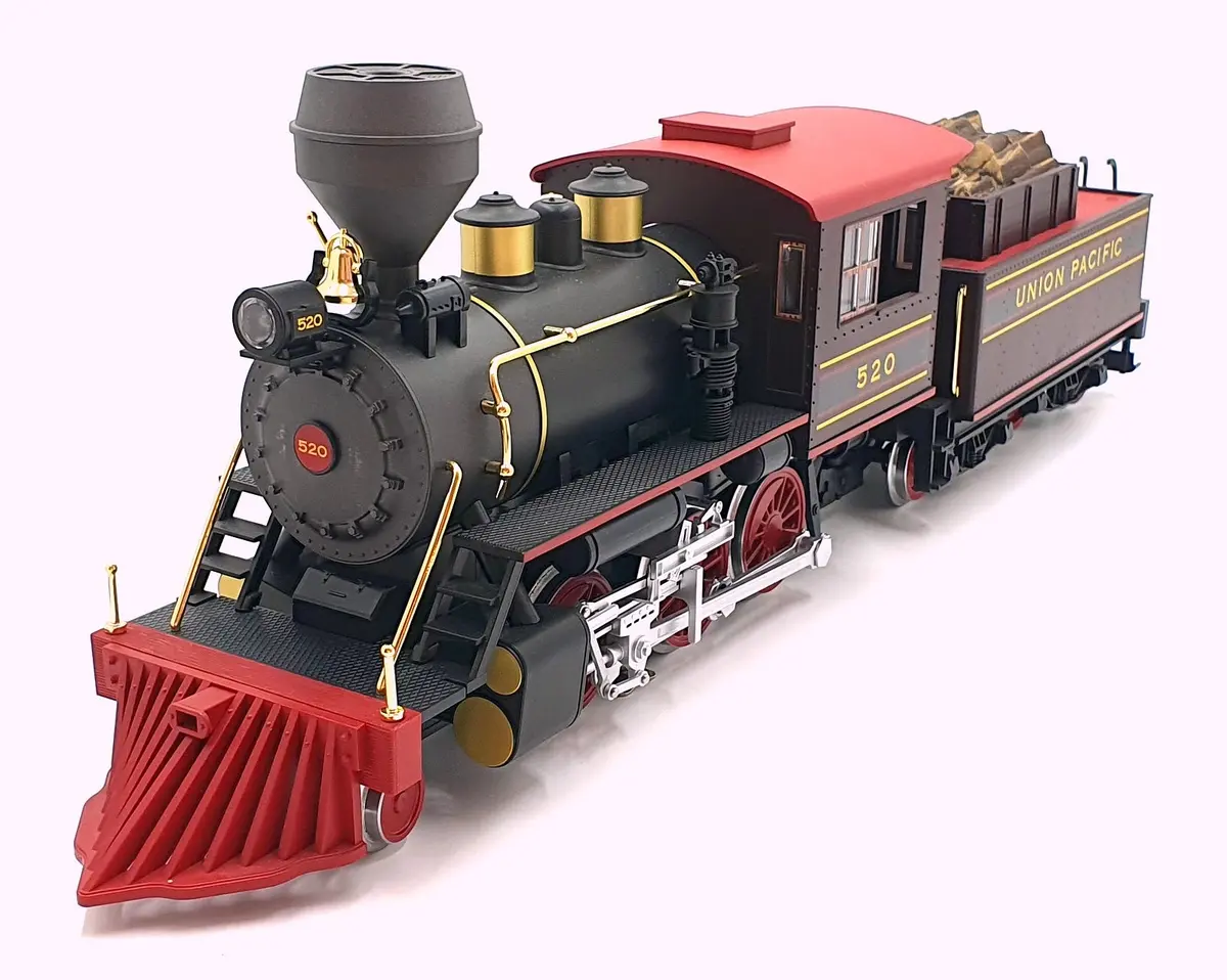 Piko G Scale 38222 - Up Mogul Loco 520 - Lights/Sound And Smoke 1