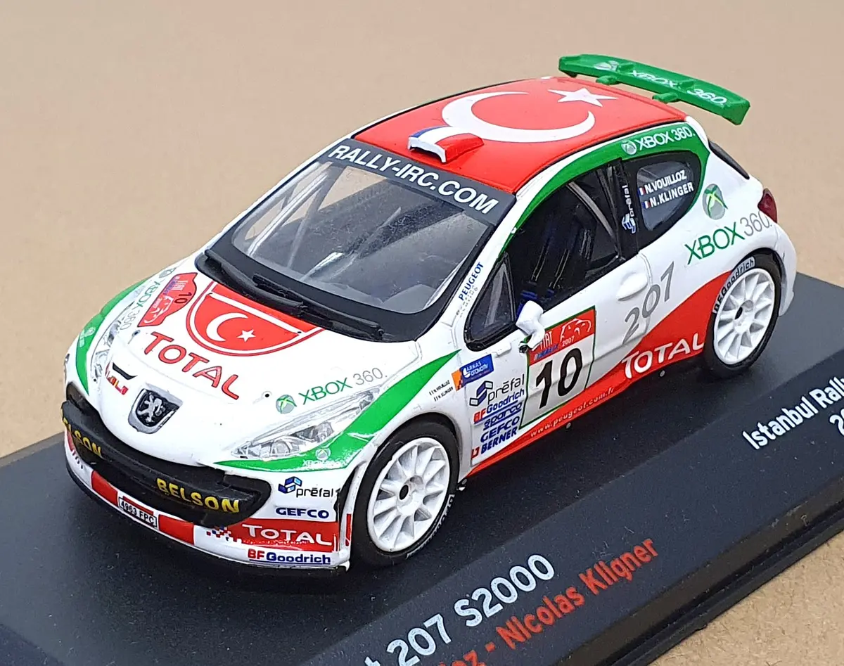 Altaya 1/43 Scale Pg207 - Peugeot 207 S2000 #10 Istanbul Rally 2007 1