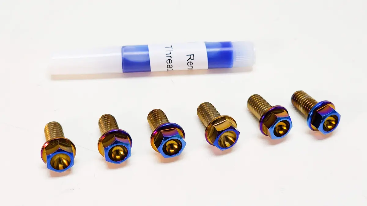 Warp9 Ultra Bee Titanium Brake Rotor Bolts 1