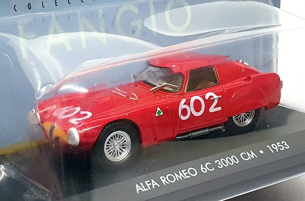 Altaya 1/43 Scale Fn602 - Alfa Romeo 6C 3000 Cm 1953 #602 Fangio - Red 1