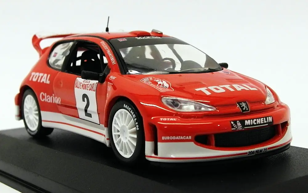 Altaya 1/43 Scale Al01419b - Peugeot 206 Wrc - Monte Carlo Rally 2003 1