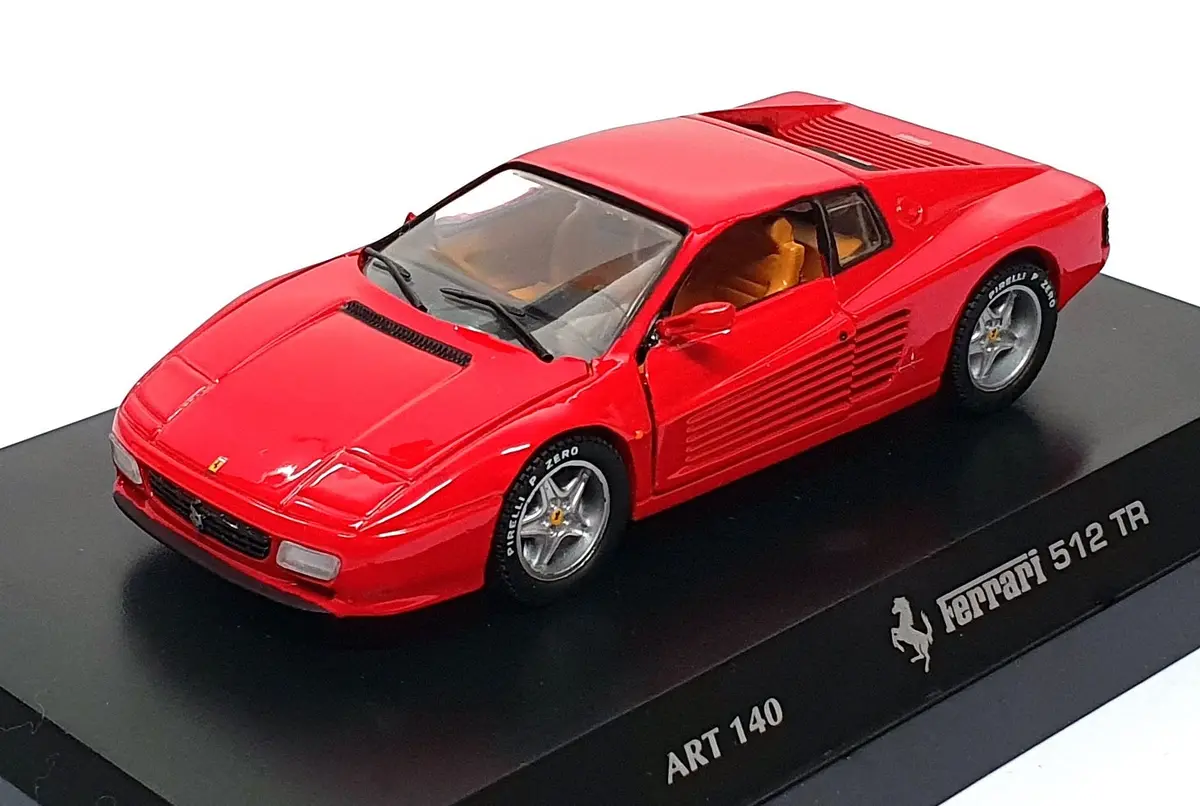 Detail Cars 1/43 Scale Diecast Art140 - Ferrari 512 Testarossa  - Red 1