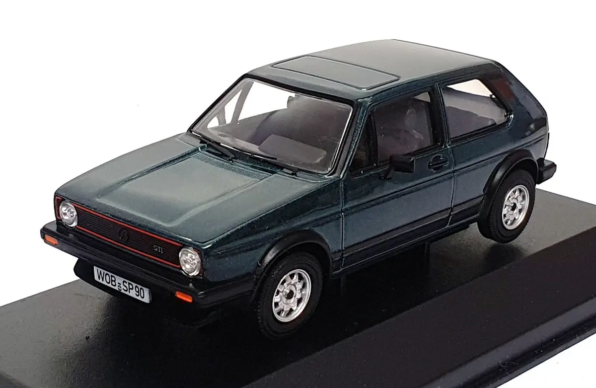 Vanguards 1/43 Scale Va12009b - Volkswagen Golf Gti Mk1 Series 2 - Lhasa Green 1