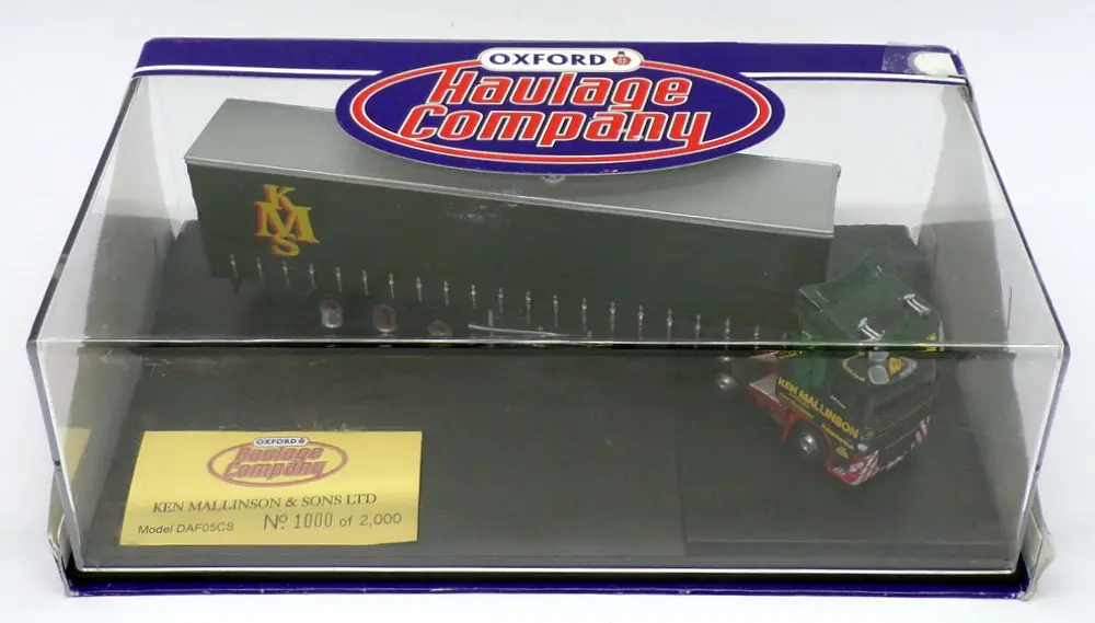 Oxford Diecast 1/76 Scale Daf05cs - Daf 105 Truck - Ken Mallinson 1