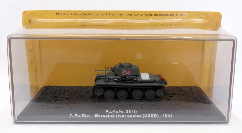 Altaya 1/72 Scale A30420 - Pz.Kpfw.38 (T) Tank Berezina River Ussr 1941 1
