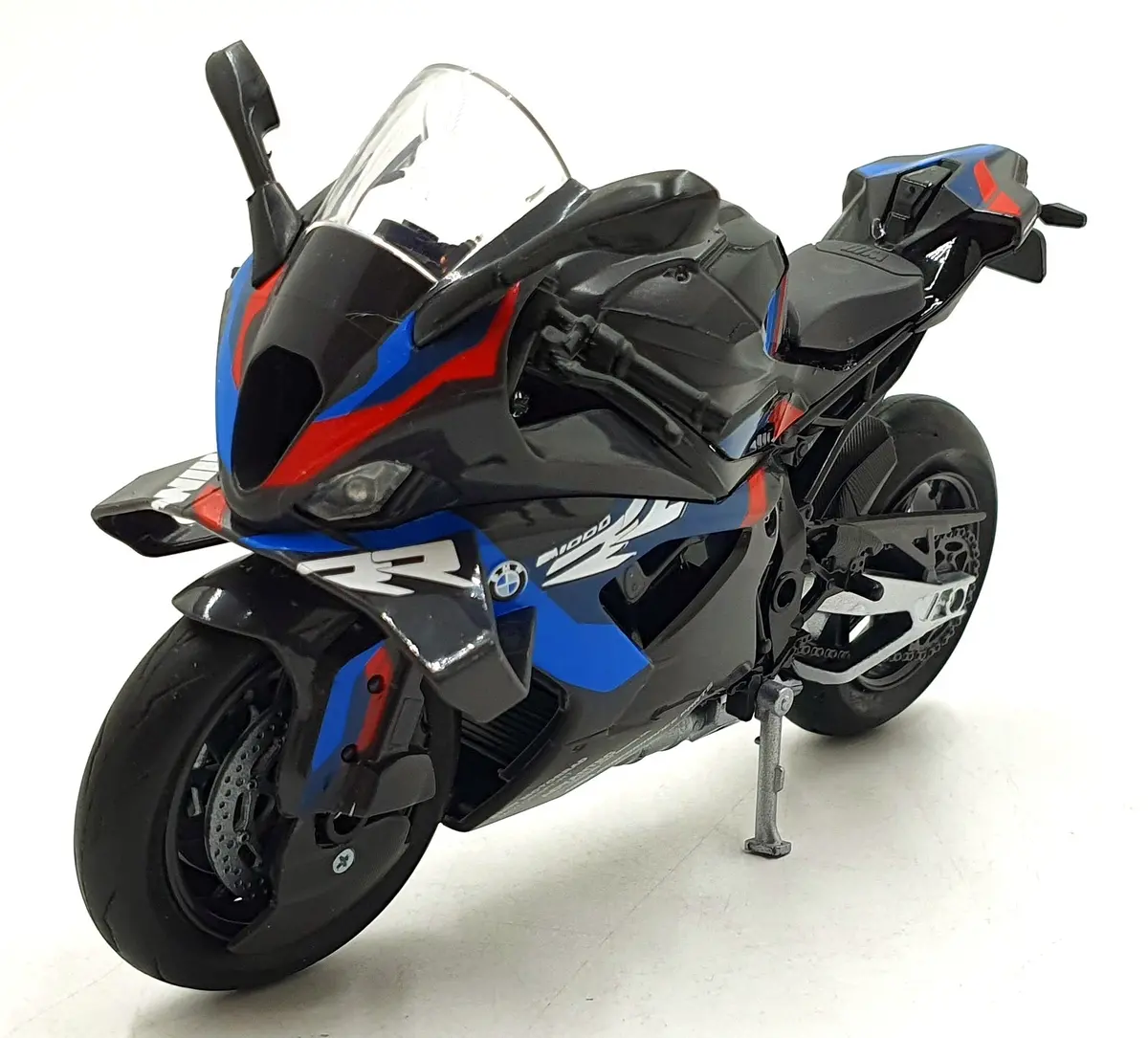 Newray 1/12 Scale 58443 - Bmw M 100 Rr Motorbike - Black/Grey 1