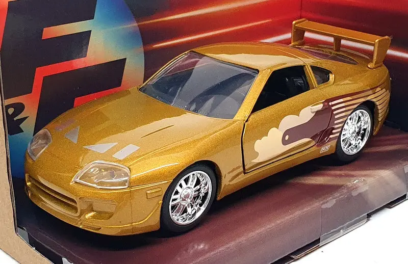 Jada Toys 1/32 Scale Diecast 99542 - Toyota Supra (Fast & Furious) Gold 1