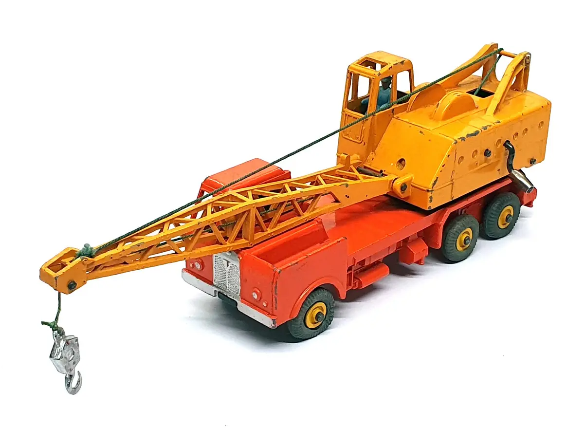 Dinky Supertoys Original 972 - 20 Ton Lorry Mounted Crane Coles - Yellow/Orange 1
