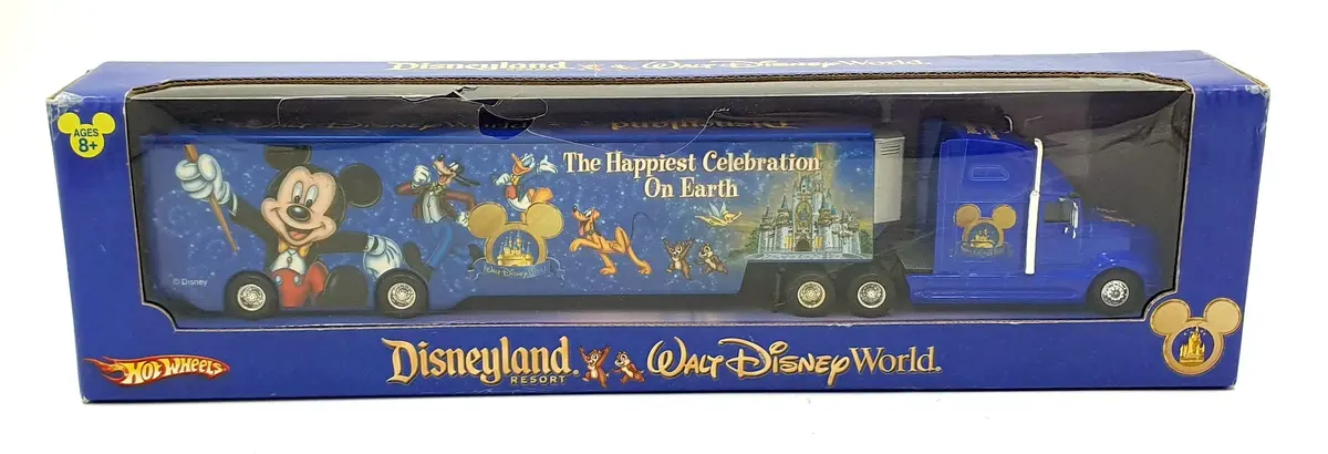 Hot Wheels 1/64 Scale B7677 - Disneyland Walt Disney Resort 50 Years Truck 1