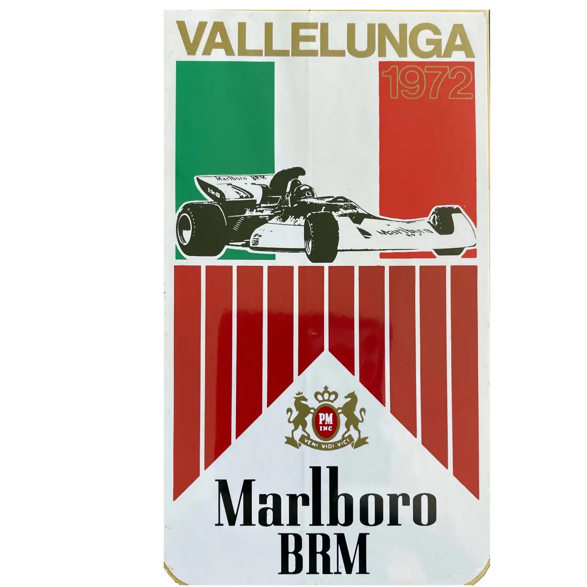 Marlboro Brm - Race Sticker - 1972 - Vallelunga 1
