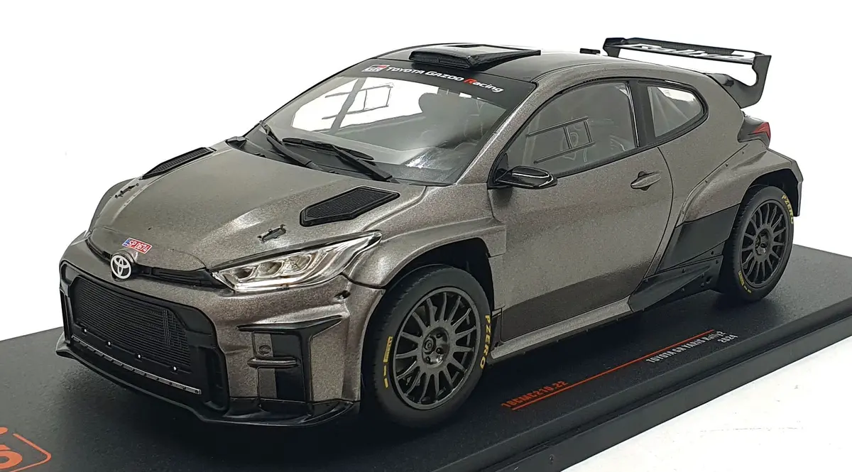 Ixo 1/18 Scale Diecast 18Cmc210.22 - Toyota Gr Yaris Rally2 2024 - Grey 1
