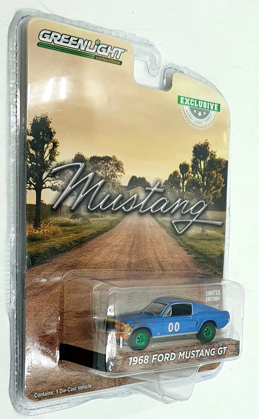 Greenlight 1/64 Scale 30328 - 1968 Ford Mustang Gt #00 - Chase 1