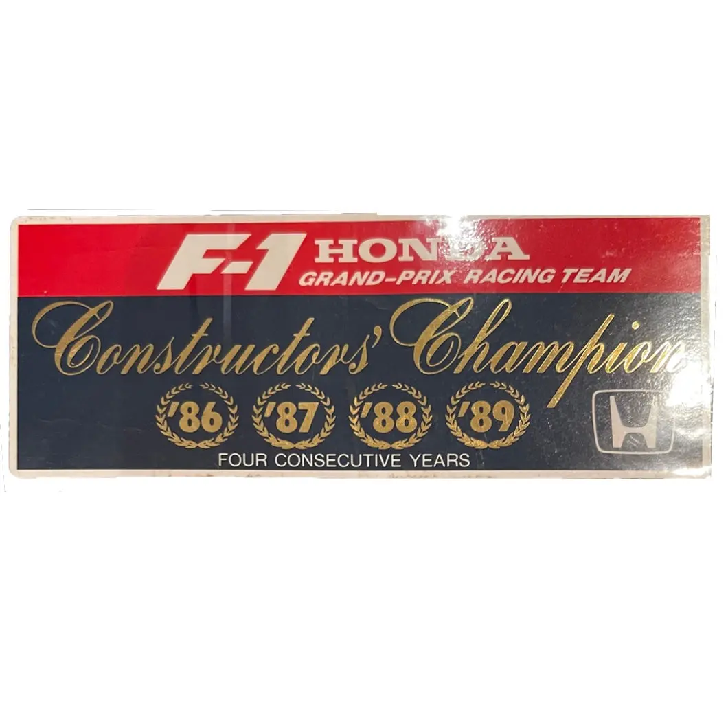 Honda 1886 To 1989 Winners 1